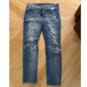 Joe’s Jeans distress skinny jeans